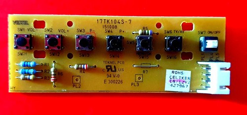 New botonera vestel - vestel, 17tk104s-7