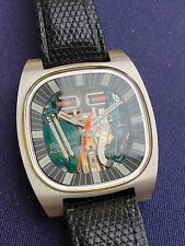 Bulova Accutron Square Spaceview 1974 ''vintage'' NOS REF.7323 cint. Lucertola