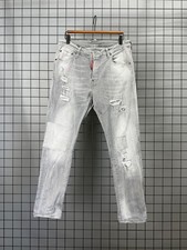 Jeans uomo Dsquared2 effetto invecchiato taglia 48 Doveri Pagati (USA)