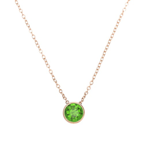Collana con pietra del mese - pietra,