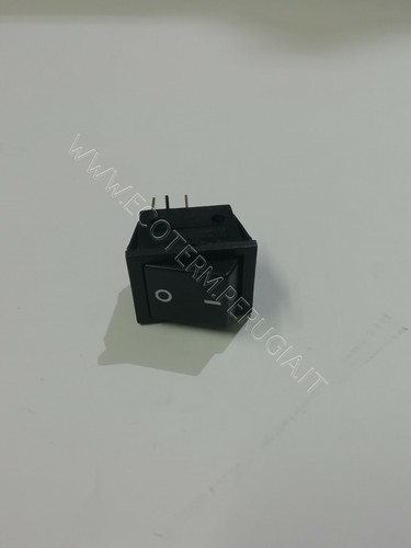 Interruttore bipolare nero - interruttore,