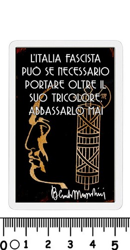 Calamita fascismo benito - calamita,