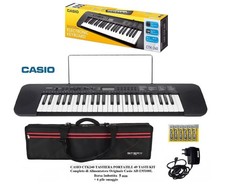 CASIO CTK240 TASTIERA PORTATILE 49 TASTI KIT ALIMENTATORE + BORSA IMBOTTITA+PILE
