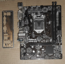 SCHEDA MADRE SOCKET 1150 ASROCK H81M-HDS + mascherina