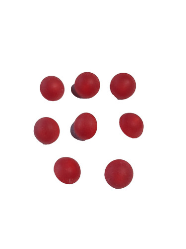 Piccoli bottoni rossi mm - 8,