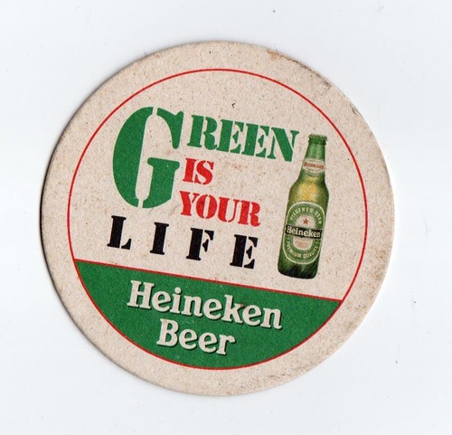 Heineken beer sottobicchiere - heineken,
