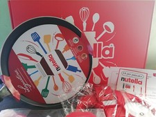 NUTELLA FERRERO KIT COLAZIONE PER PANCAKE CREPIERA LAGOSTINA NUOVA IN SCATOLA 