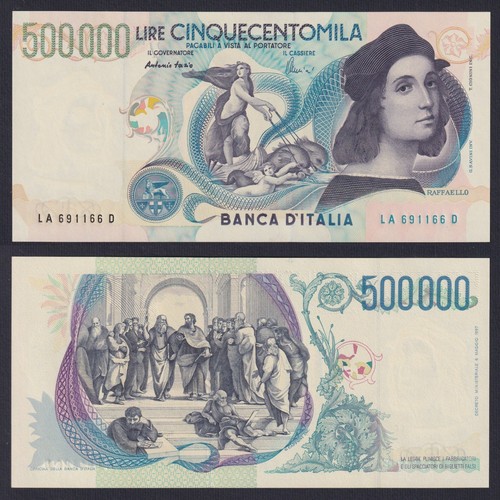Banconota italia 500000 - italia, lire