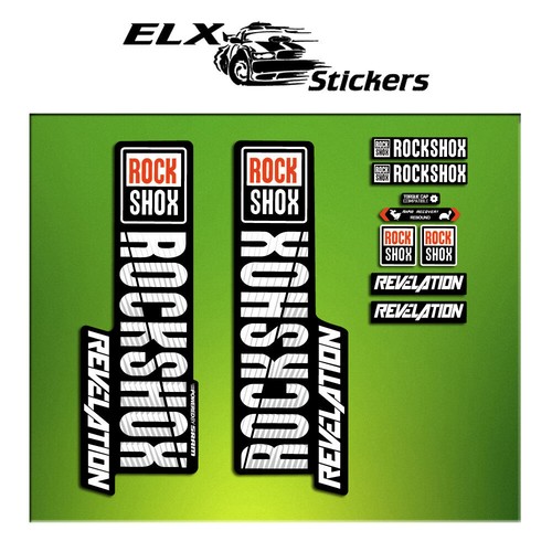 Adesivi forcella rock shox - adesivi,