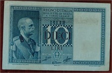 10 Lire Impero 1939