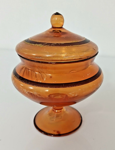 Vintage anxanum amber - vintage, glass
