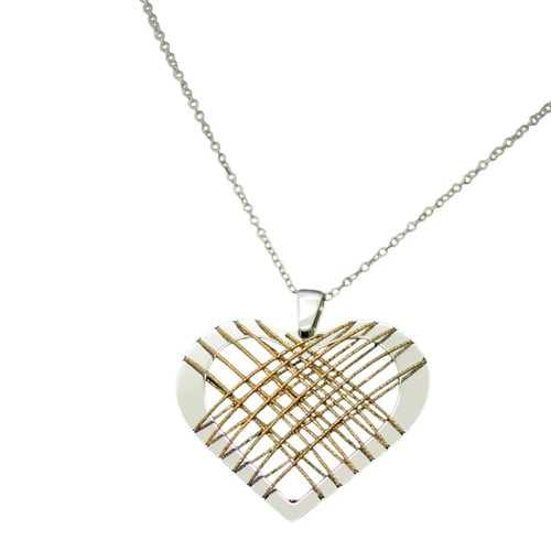 Collana multifilo cuore