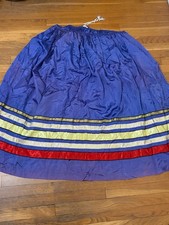 Gonna vintage colorata con