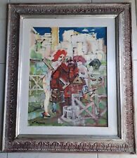 Mino Maccari - OLIO SU TAVOLA 40X50 - ARCHIVIATO