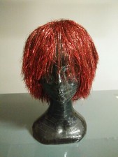 PARRUCCA CARNEVALE DONNA DISCO ANNI 80-90 DISCOTECA 
