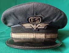F.S. FS FERROVIE : Vecchio CAPPELLO BERRETTO Ferroviere da CAPOTRENO