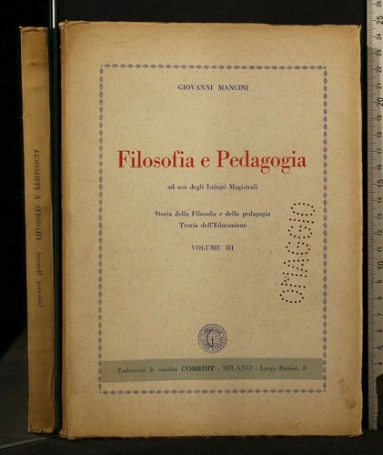 Filosofia pedagogia vol 3 - e, pedagogia.