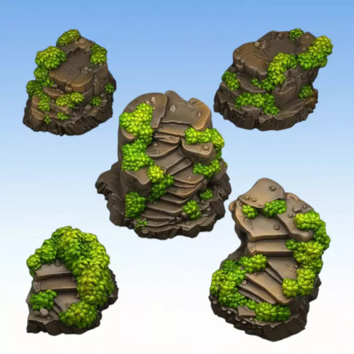 Piante rocce fantastiche - e,