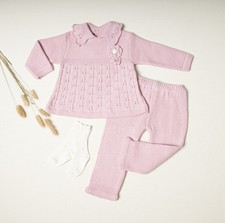 Set maglia bambina fiori