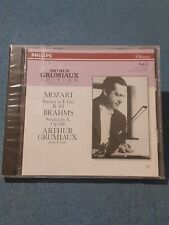MOZART, BRAHMS - SONATA K 481, SONATA IN A OP 100. GRUMIAUX. CD PHILIPS 