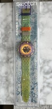 SWATCH SCUBA DIVING 200 HYPPOCAMPUS SDK103 AG 1990 VINTAGE