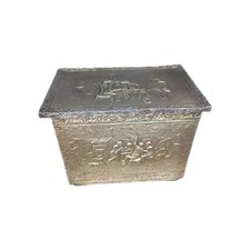 ANTICO PORTACARBONE IN LEGNO E