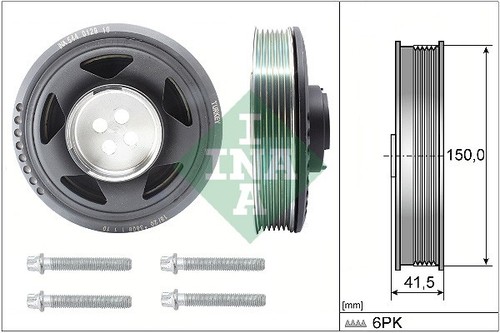 Ina 544 0129 set pulegge - 544,