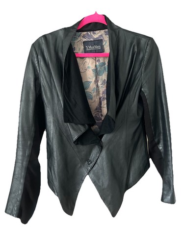 Max mara leather jacket - max,