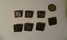 7 PZ BOTTONI VINTAGE RESINA X