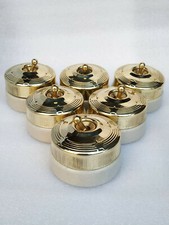 10 Vintage Ottone E Porcellana