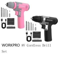 WORKPRO Set Trapano Senza Fili