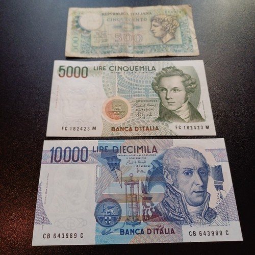 Vecchie banconote italiane - vecchie,