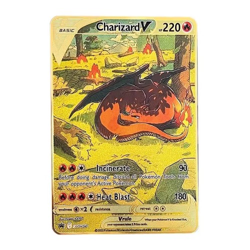 Pokemon card charizard - card, v