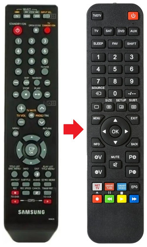 Telecomando adatto per - , samsung
