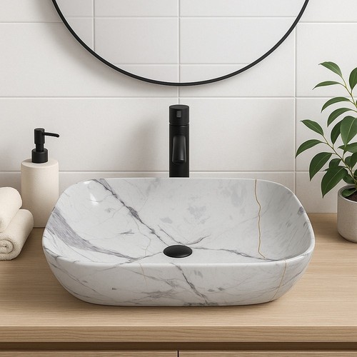Lavabo appoggio ceramica - lavabo,