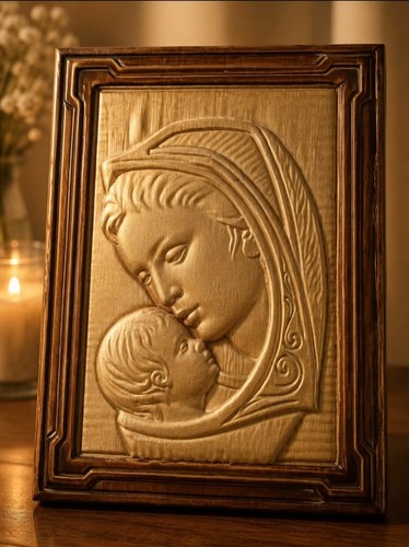 Vergine maria gesù bambino - maria,