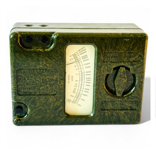 Megaohmmetro bachelite vintage - bachelite,
