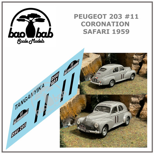 Calcas peugeot 203 11 - calcas, 1/43