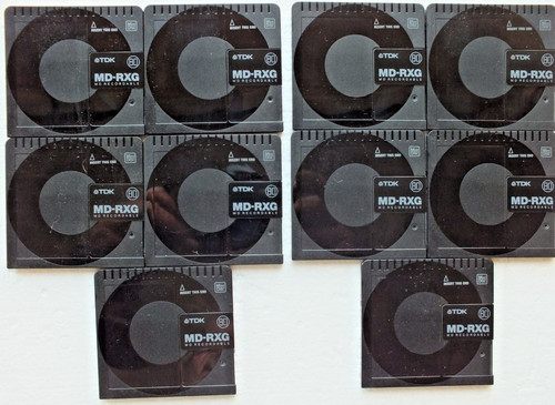 Minidischi tdk rxg - tdk, black