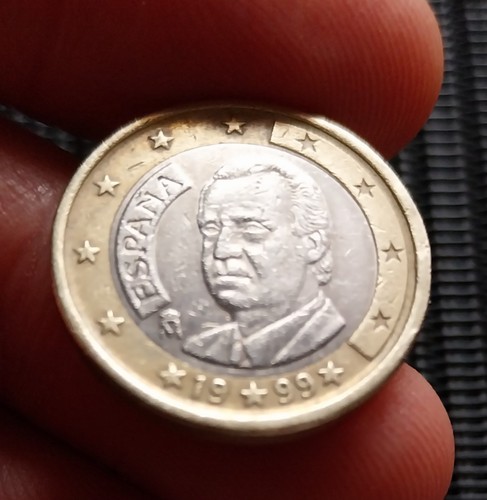 Moneta euro espana anno - moneta, 1