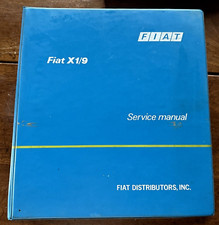 Manuale Officina di Assistenza Riparazione FIAT X 1/9 X1/9 X 1 9 Originale !!!!