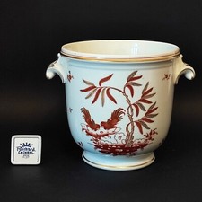 Cache-pot, vaso, della Richard Ginori con decoro Galli Rossi - 1986 (cod. 1319)