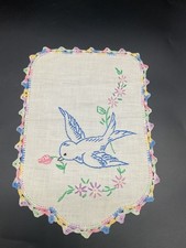 Centrino di lino vintage