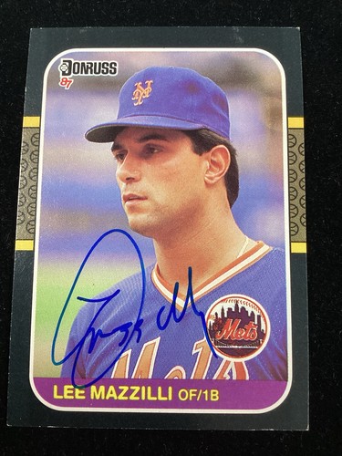 Lee mazzilli firmato 1986 - lee,