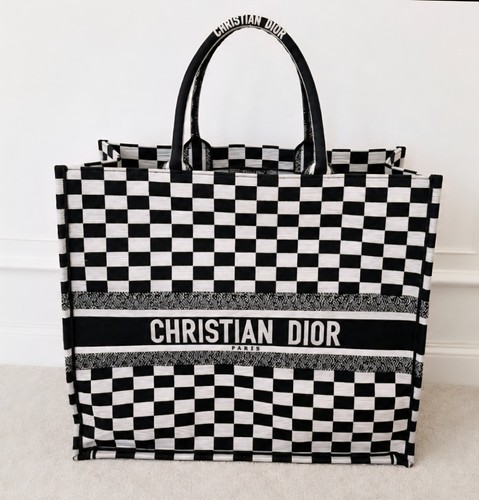 Dior large book tote - dior, black