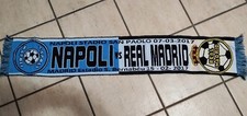 SSC NAPOLI - REAL MADRID SCIARPA SCARF OFFICIAL CHAMPIONS LEAGUE 2016/17