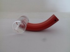 BERTOCCI CORRIMANO PORTABITI PORTA ABITI ROSSO PLEX PLESSIGLASS VINTAGE BAGNO