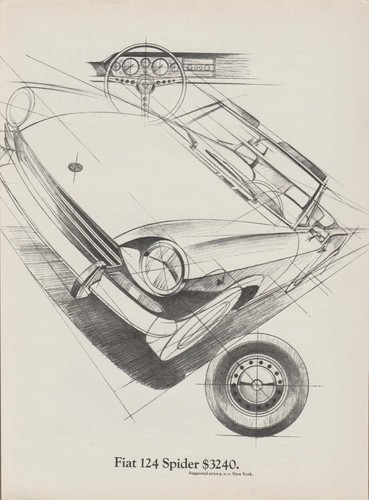 Fiat 124 spider 1969 - spider, "$3240"