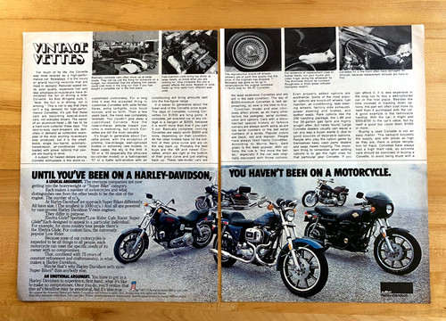 1978 print harley davidson - ad,