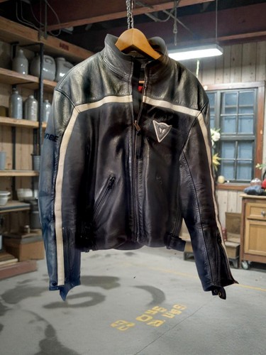 Giacca pelle moto - in,